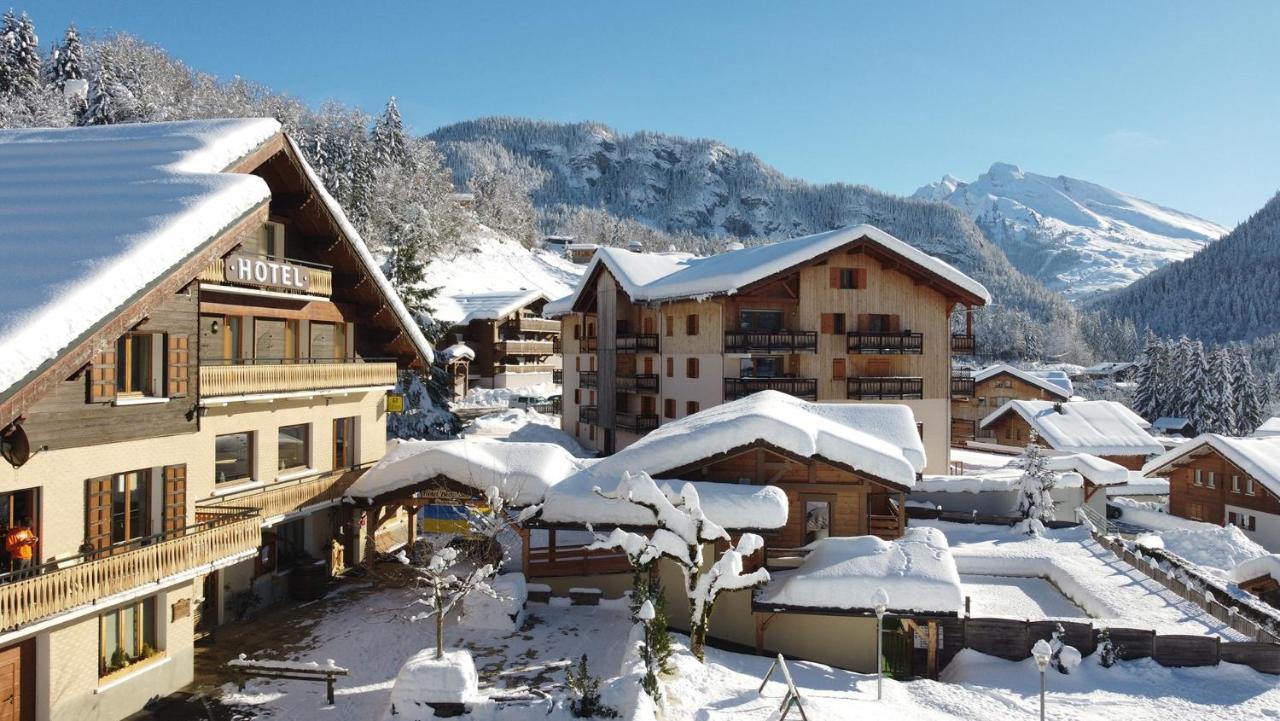 Logis Hotel & Spa Beau-Site Saint-Jean-de-Sixt Esterno foto