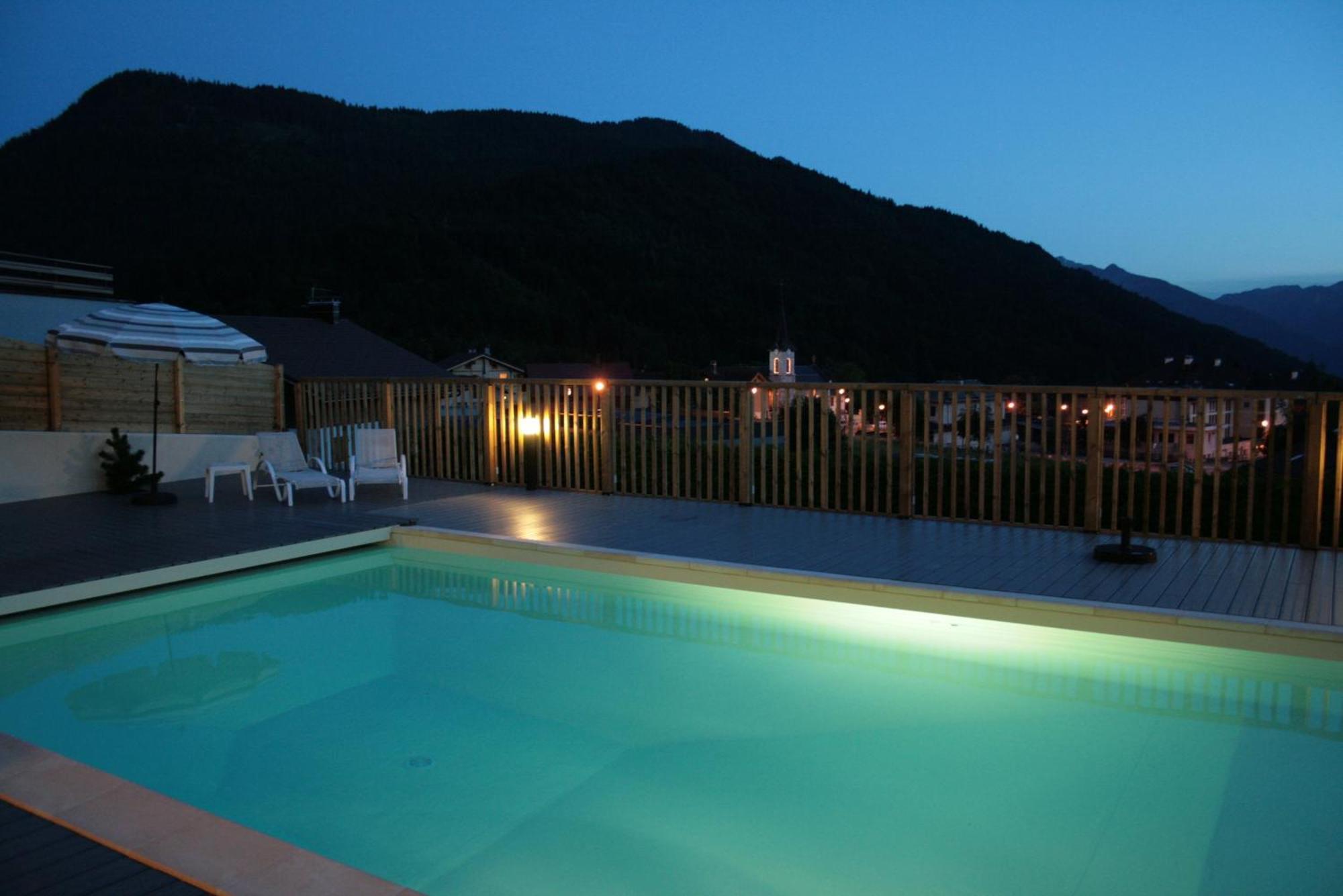 Logis Hotel & Spa Beau-Site Saint-Jean-de-Sixt Esterno foto