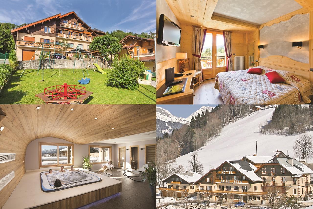 Logis Hotel & Spa Beau-Site Saint-Jean-de-Sixt Esterno foto