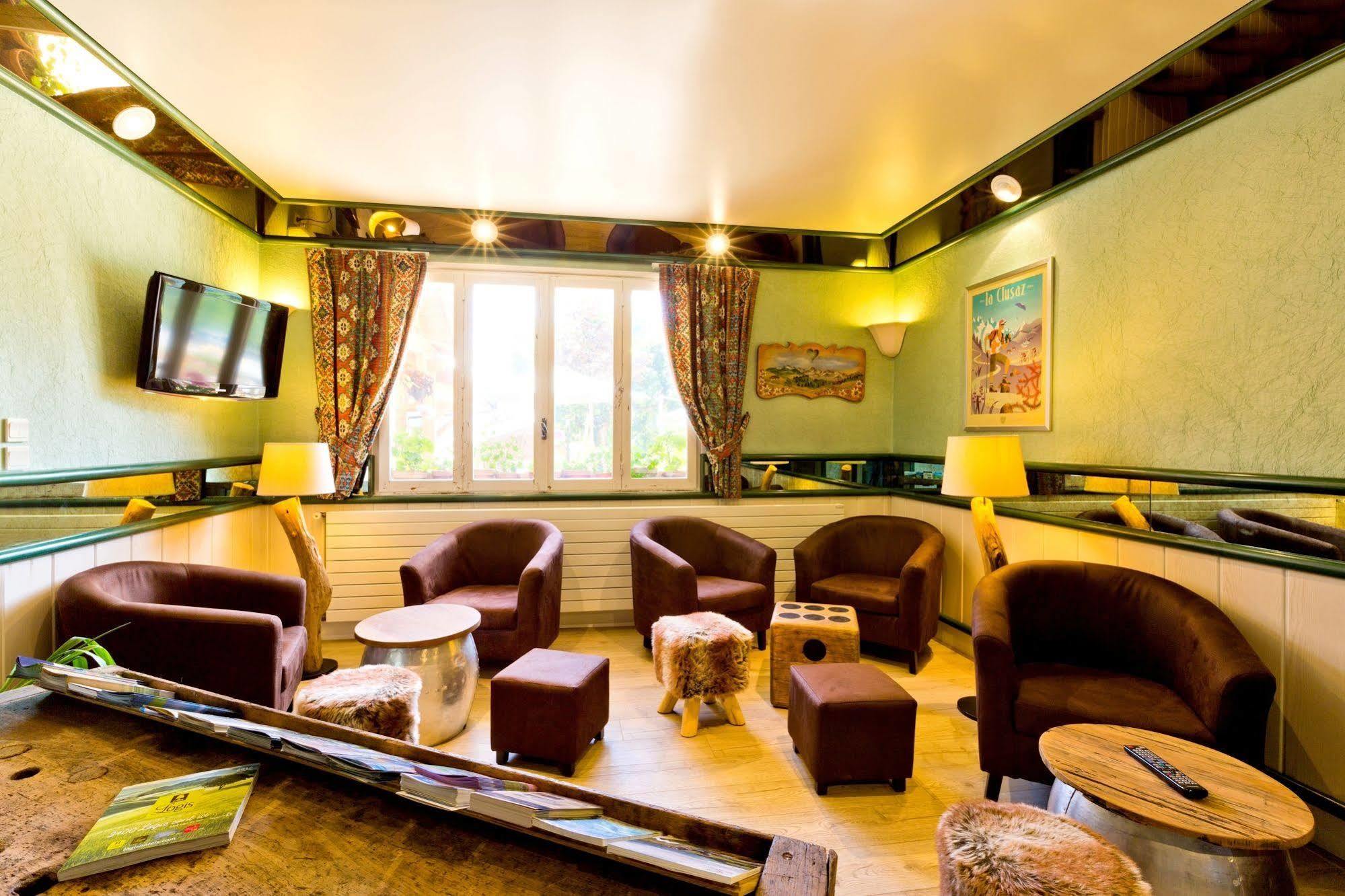 Logis Hotel & Spa Beau-Site Saint-Jean-de-Sixt Esterno foto